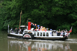 Boating at Morwellham Quay