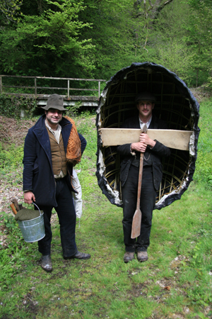 Boating at Morwellham Quay